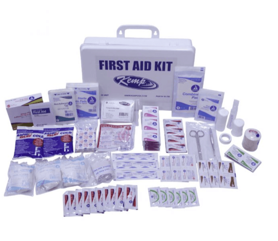 First Aid Kit (ANSI and OSHA Compliant)(Select Size)