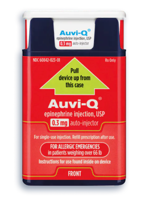 AUVI-Q  ADULT: 0.30 mg Epinephrine