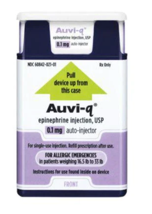 AUVI-Q INFANT: 0.10 mg Epinephrine