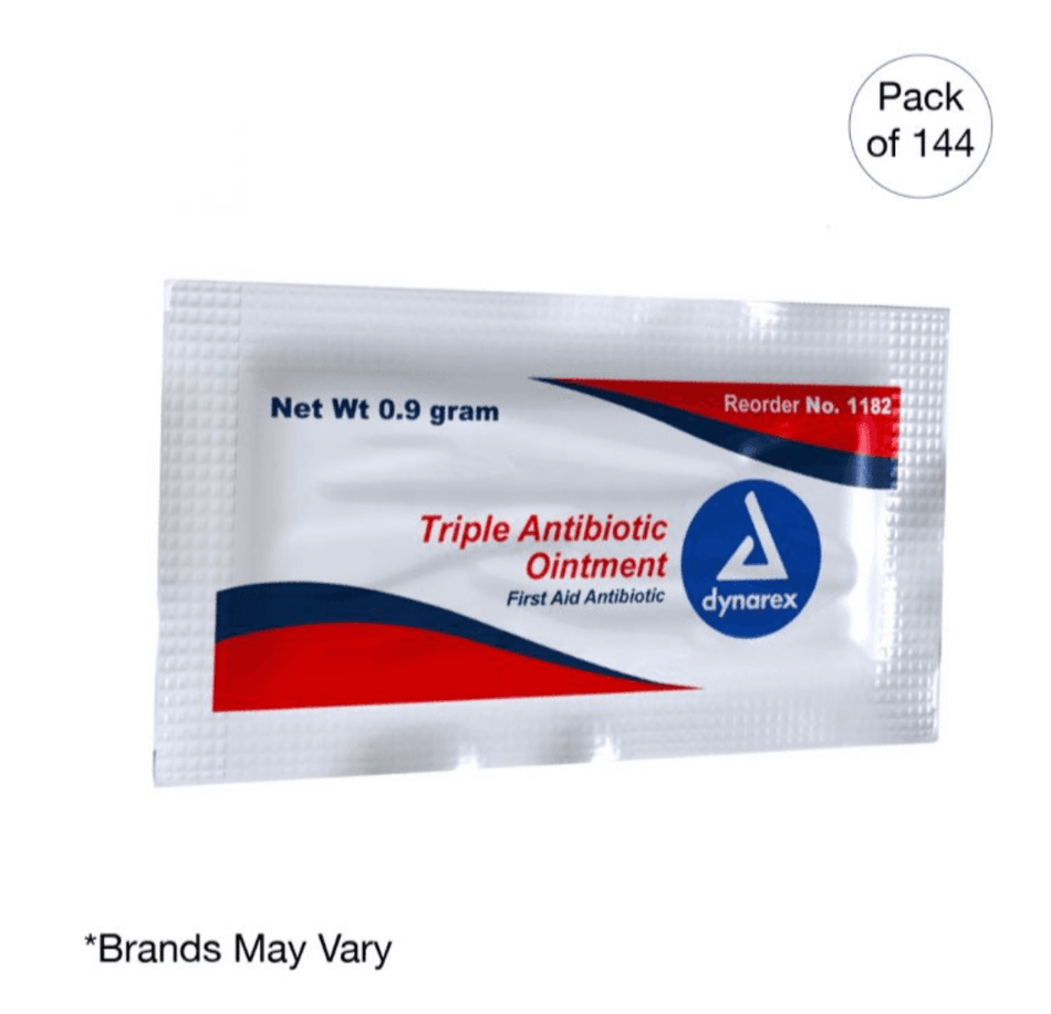 Triple Antibiotic Ointment, 0.9 Gram Packets (12 Boxes Of 144 Pcs)