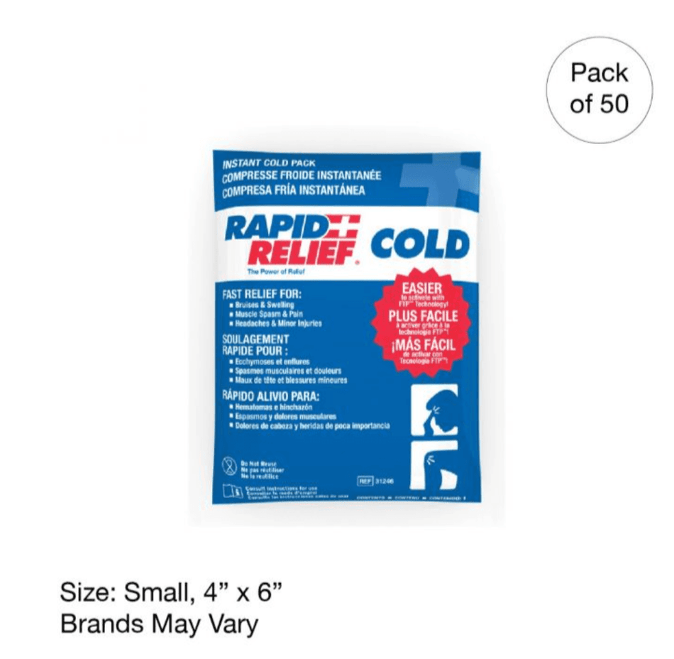 Instant Cold Packs (Select Pack Size/Quantity)