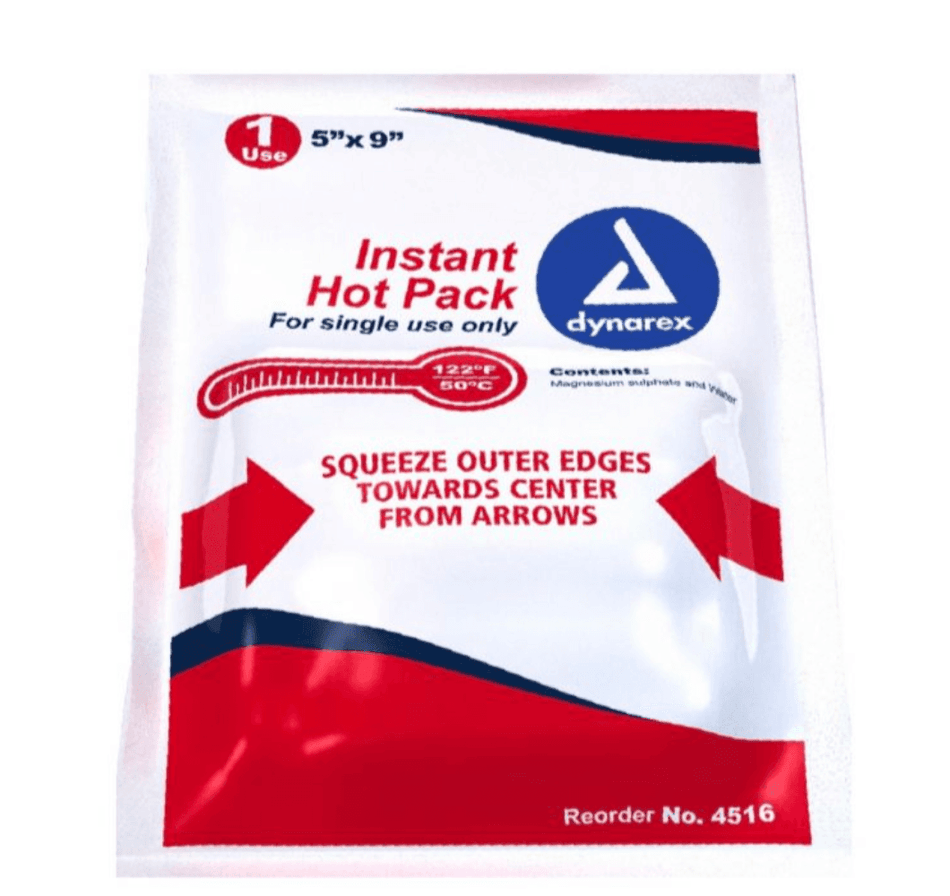Instant Hot Packs (5" x 9", 24 Included)