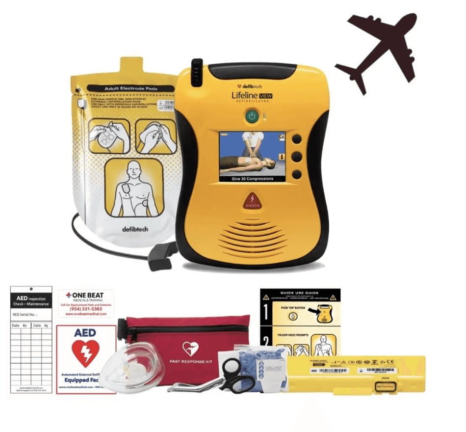 Defibtech Lifeline View FAA Approved AED
