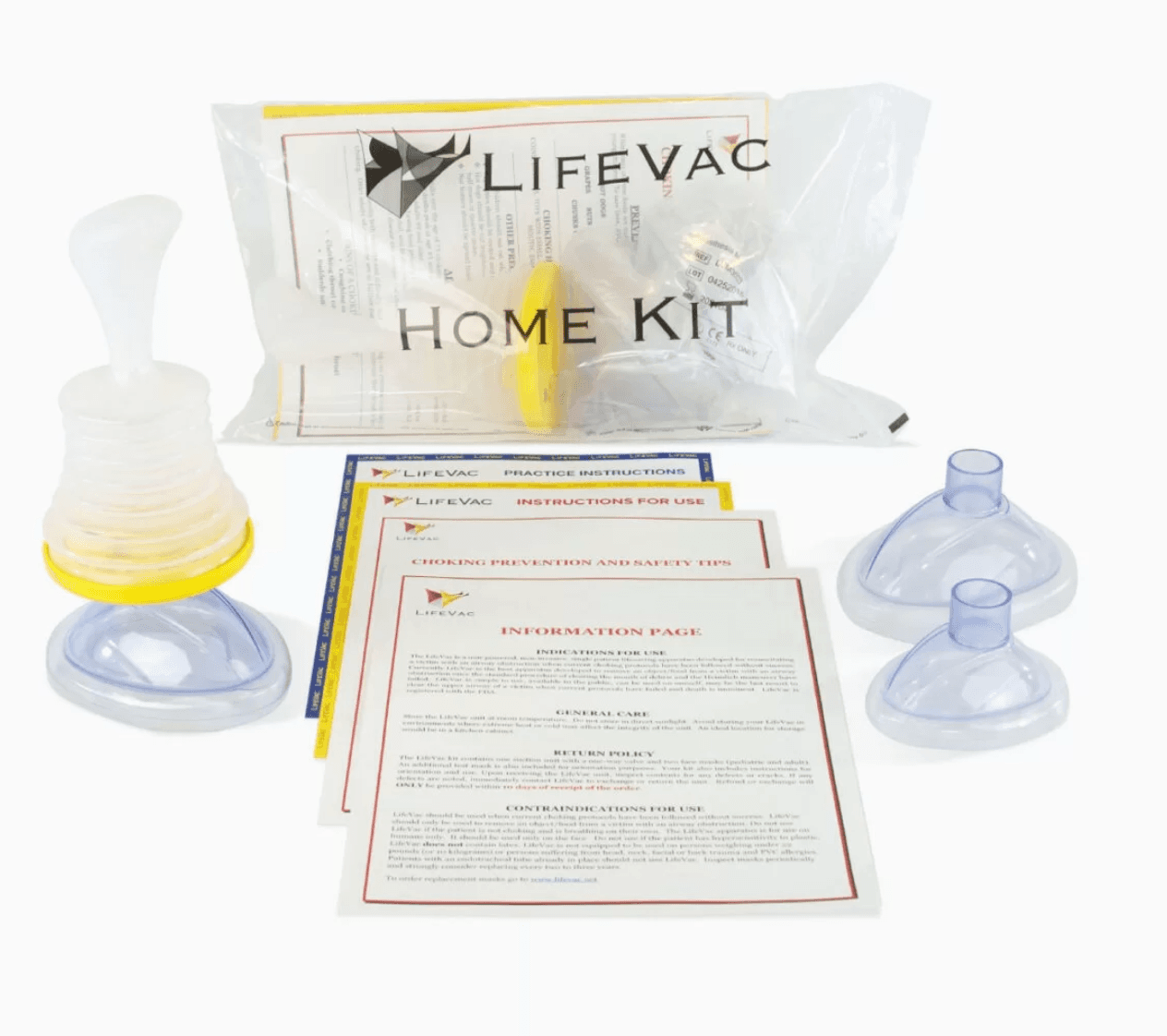 衛生医療用品・救急用品 LIFEVAC  KIT LifeVac Home Kit - Choking Rescue Devices | AED.us