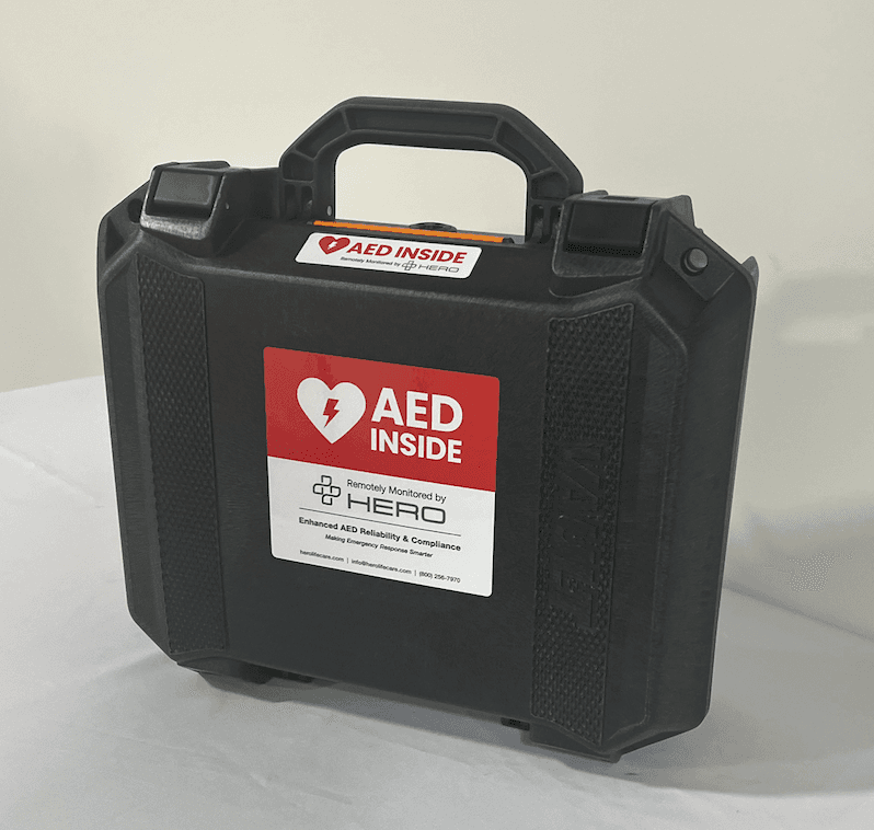 AED Hard Carry Case with Integrated Monitoring Service - Get Mobile!