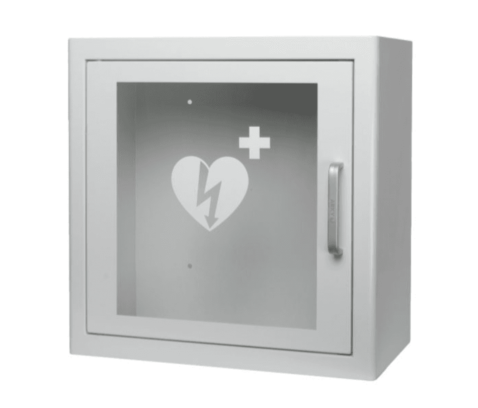 Compact AED Cabinet (Green or White)