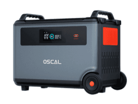 3600 Battery Pack for PowerMax with wheels and handle, ideal for emergency EV charging and portable solar power use.