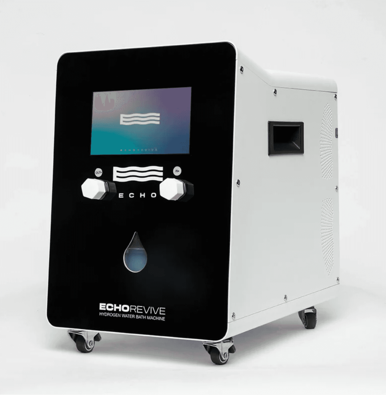 Echo Revive Bath Machine - Hydrogen Water | 1.6 ppm, Lab Tested device with digital display and dual knobs, ideal for hydrogen-enriched baths.