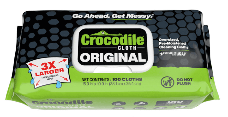 Heavy-Duty Industrial Cleaning Cloths - Crocodile Cloth