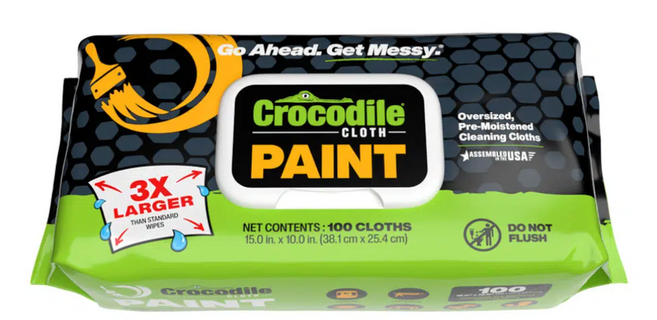 Crocodile Cloth: Effective Paint Cleanup Wipes for Pros