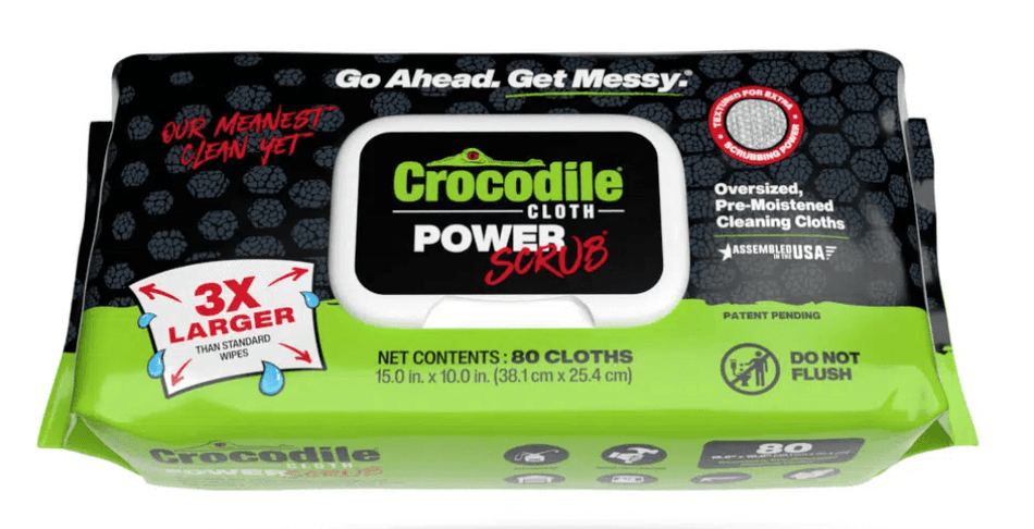 PowerSCRUB: Tough Dual-Sided Industrial Cleaning Cloths